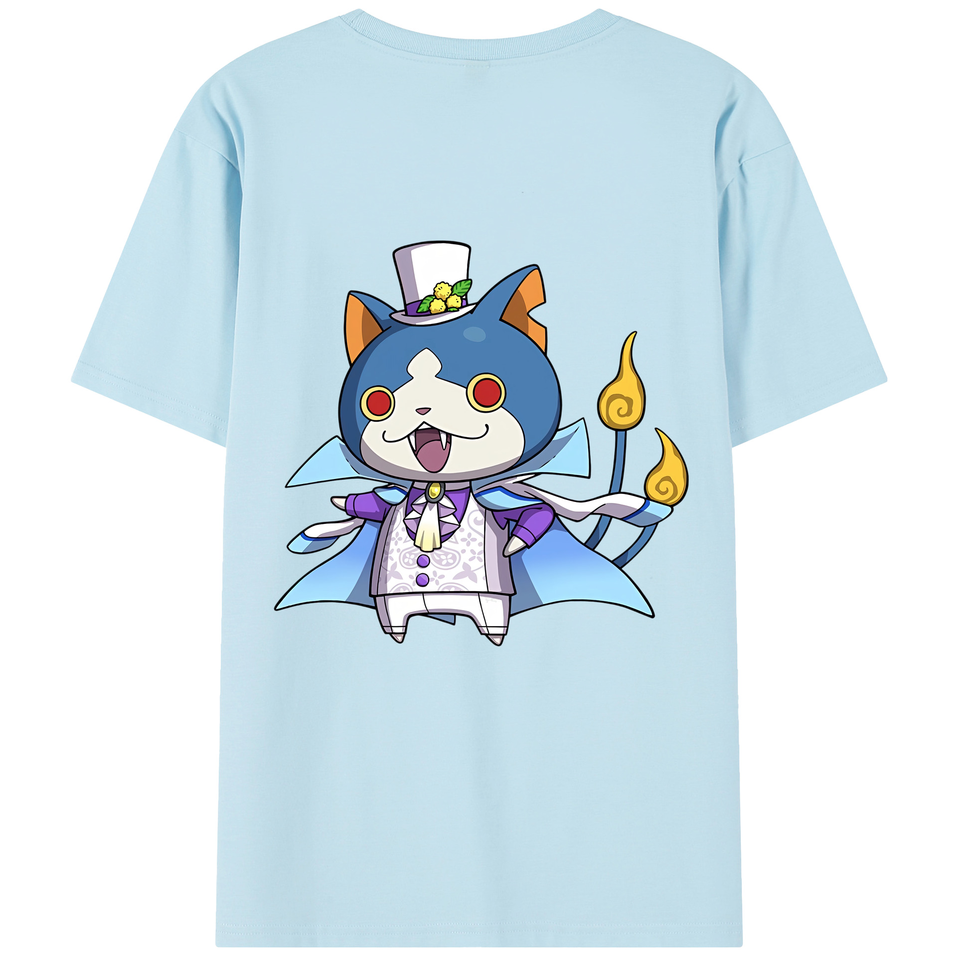 （画像用） 妖怪ウォッチ Yo-kai Watch 綿100％半袖Tシャツ（背面プリント）